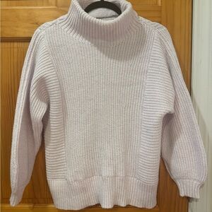 Cozy Turtleneck Sweater - Light Purple
